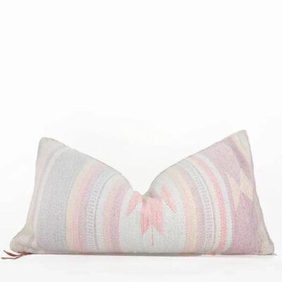 Pastel Pink and Purple Mexican | Queen Lumbar Pillow