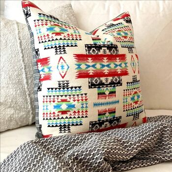 Coussin tribal 18x18 2