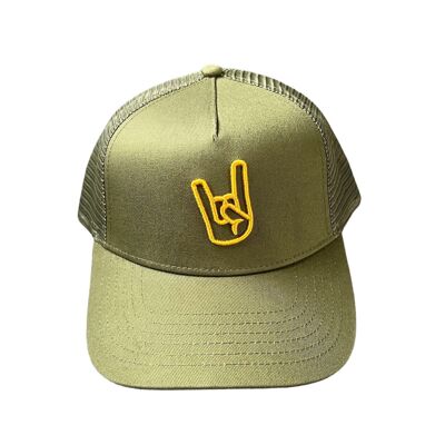 Trucker Khaki-Gold