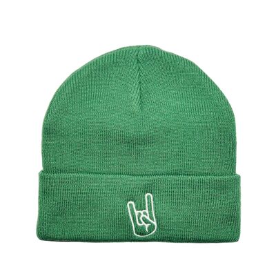 Grün-weißer Hut