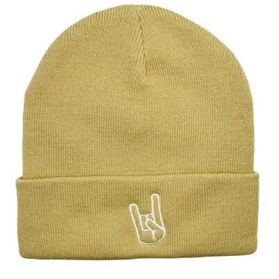 Gorro beige claro