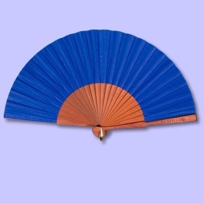 Plain fan 11 Blue Ventillo
