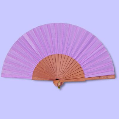 Plain fan 14 Lilac