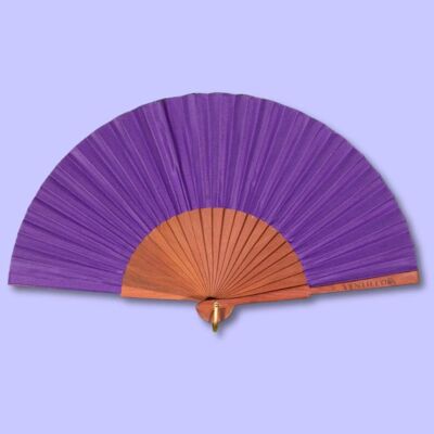 Plain fan 21 Purple