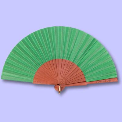 Plain fan 22 Bright green