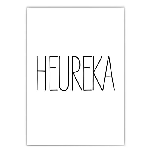Heureka - Witziges Spruch Poster