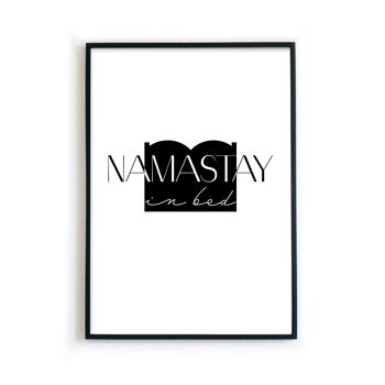 Namastay in Bed - Affiche pour la chambre 2