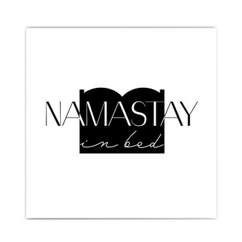 Namastay in Bed - Affiche pour la chambre 4