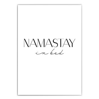 Namastay in Bed - Affiche pour la chambre 5