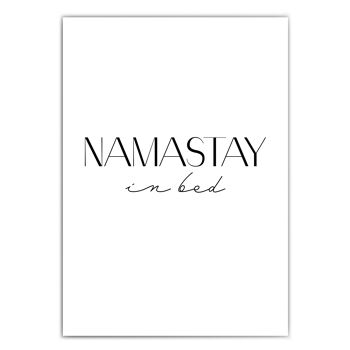 Namastay in Bed - Affiche pour la chambre 10
