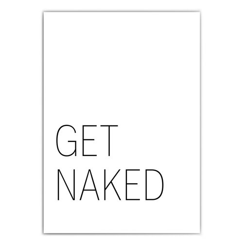 Get Naked #1 - Schlafzimmer Poster