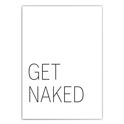 Get Naked #1 - Poster per la camera da letto