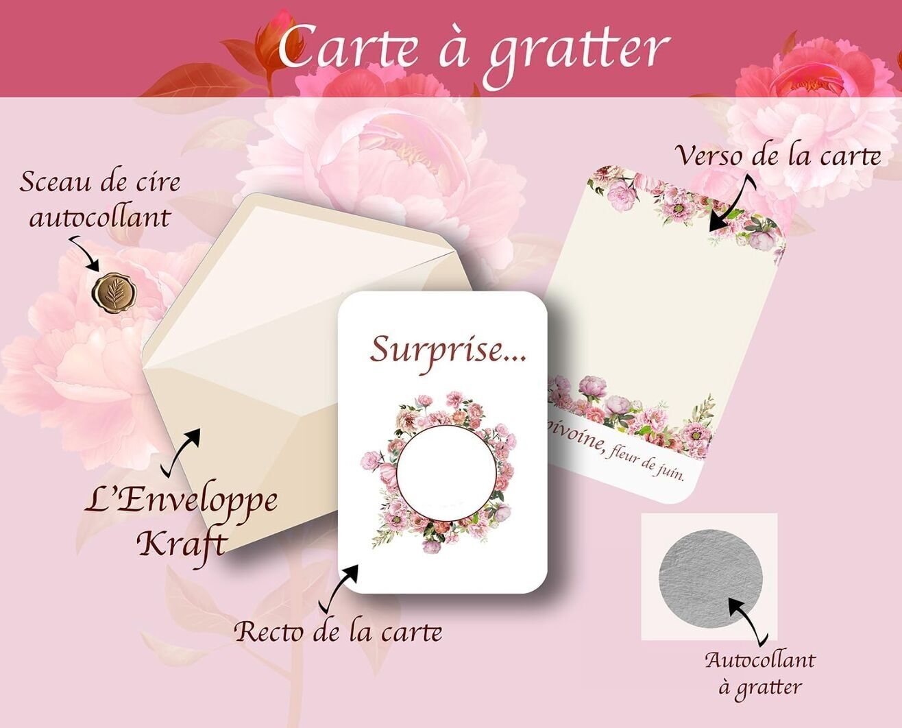 Gratta e vinci PEONIA, fiore di giugno.