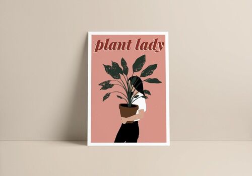 Affiche - Illustration PLANT LADY