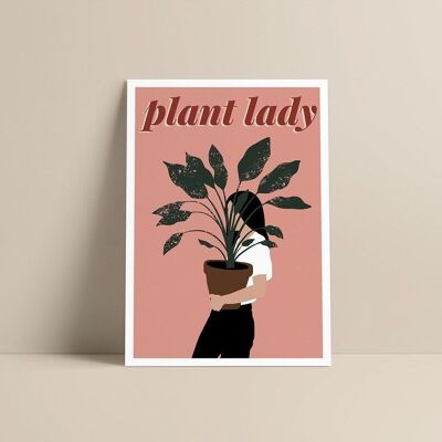 Affiche - Illustration PLANT LADY