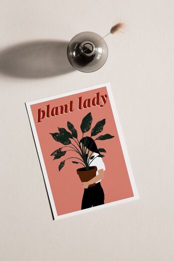 Affiche - Illustration PLANT LADY 2