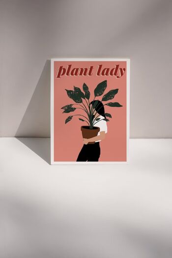 Affiche - Illustration PLANT LADY 4