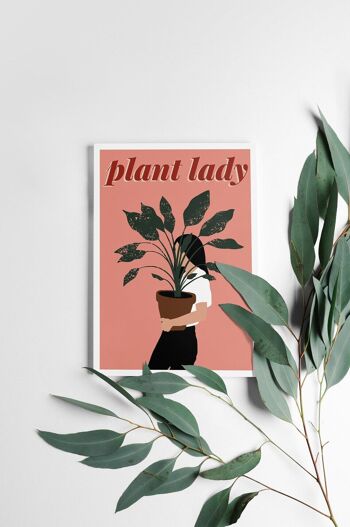 Affiche - Illustration PLANT LADY 5