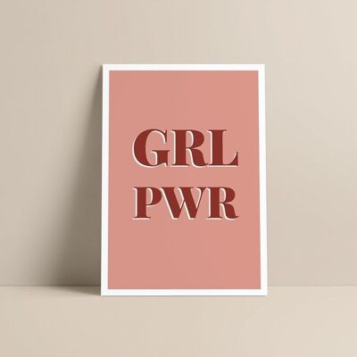 Poster - Illustrazione GRL PWR