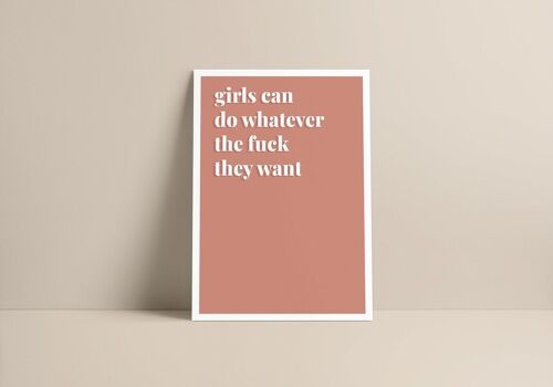 Affiche - Illustration GIRLS