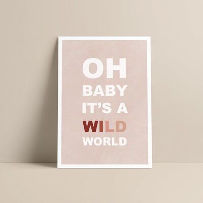 Poster - Illustration WILD WORLD