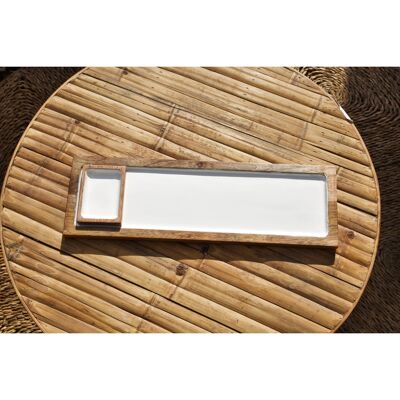 ENAMEL HANDLE TRAY SET - IBIZA COLLECTION