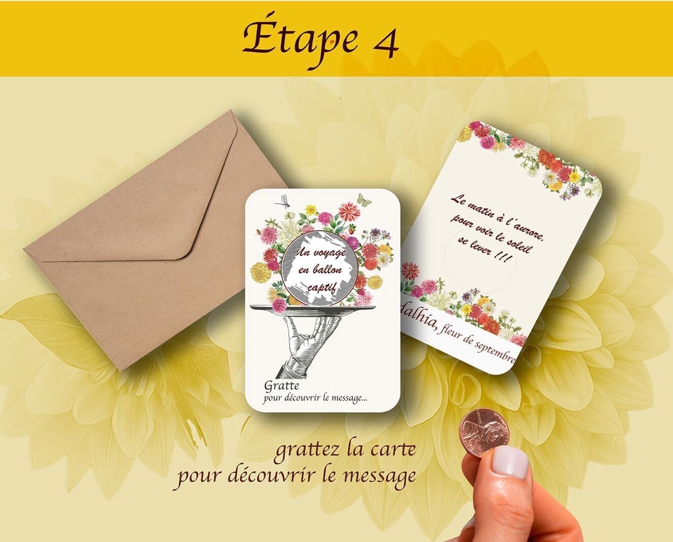 Gratta e vinci DALHIA, fiore di settembre.