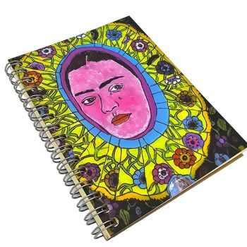 Carnet A5 à spirales Frida Kahlo 2