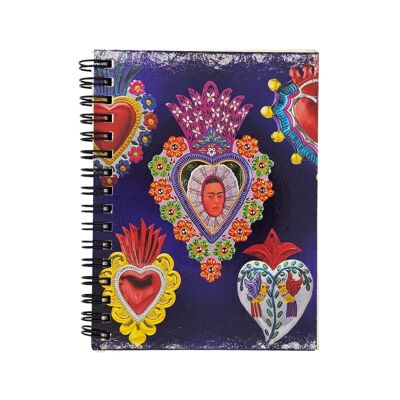 A5 spiral notebook Sacred Hearts