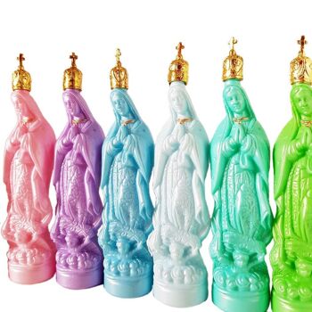 Bouteille Vierge de Guadalupe colorée 1
