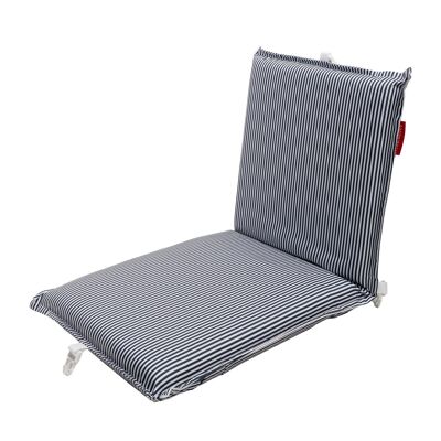 Asiento Plegable 6 Posiciones Rayas Azules