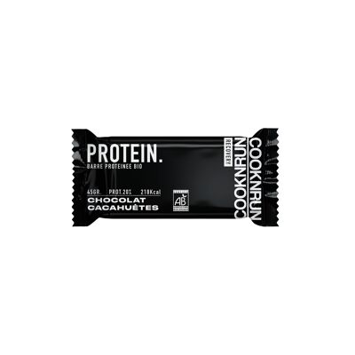 Organic Protein Bars - Vegan x20 | Chocolat - Cacahuètes