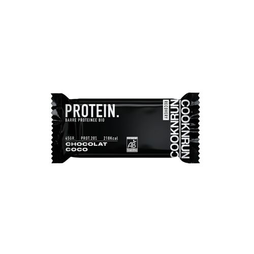 Barres protéinées Bio - Vegan x20 | Chocolat - Noix de coco