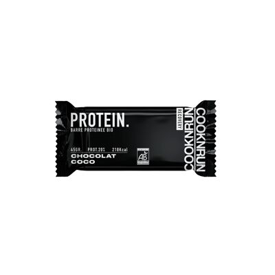 Barre proteiche biologiche - Vegan x20 | Cioccolato - Noix de cocco