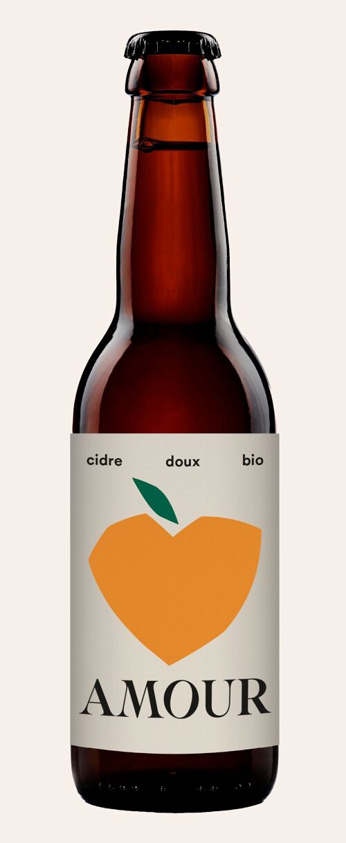 Cidre Bio Amour d'Hérout, Doux, 33cl