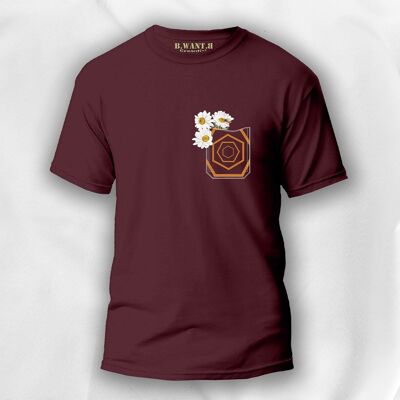 T-Shirt Pocket-Mockup „Biene.wollen.Biene" - B.WOLLEN.B – Unverzichtbar