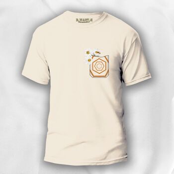 T-shirt Pocket-Mockup "Abeille.vouloir.Abeille" - B.VOULOIR.B - Essentiel 3