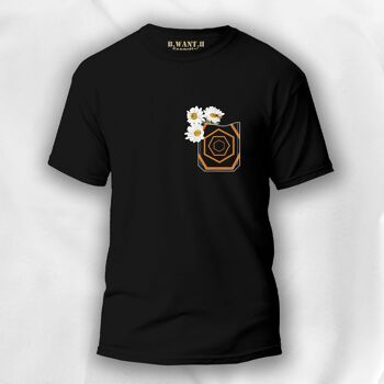 T-shirt Pocket-Mockup "Abeille.vouloir.Abeille" - B.VOULOIR.B - Essentiel 14