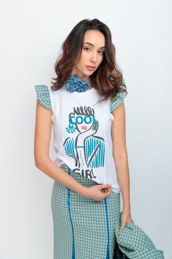 Cool Girl - T-shirt mini à volants 1