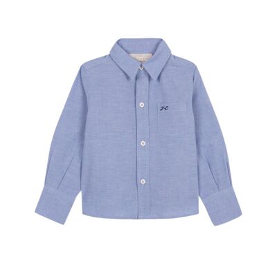 Camicia Oxford blu