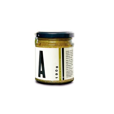 A! Grüne Olivenpaste mit Mandeln 190 g  REDUZIERT wegen MHD (04.08.2024)