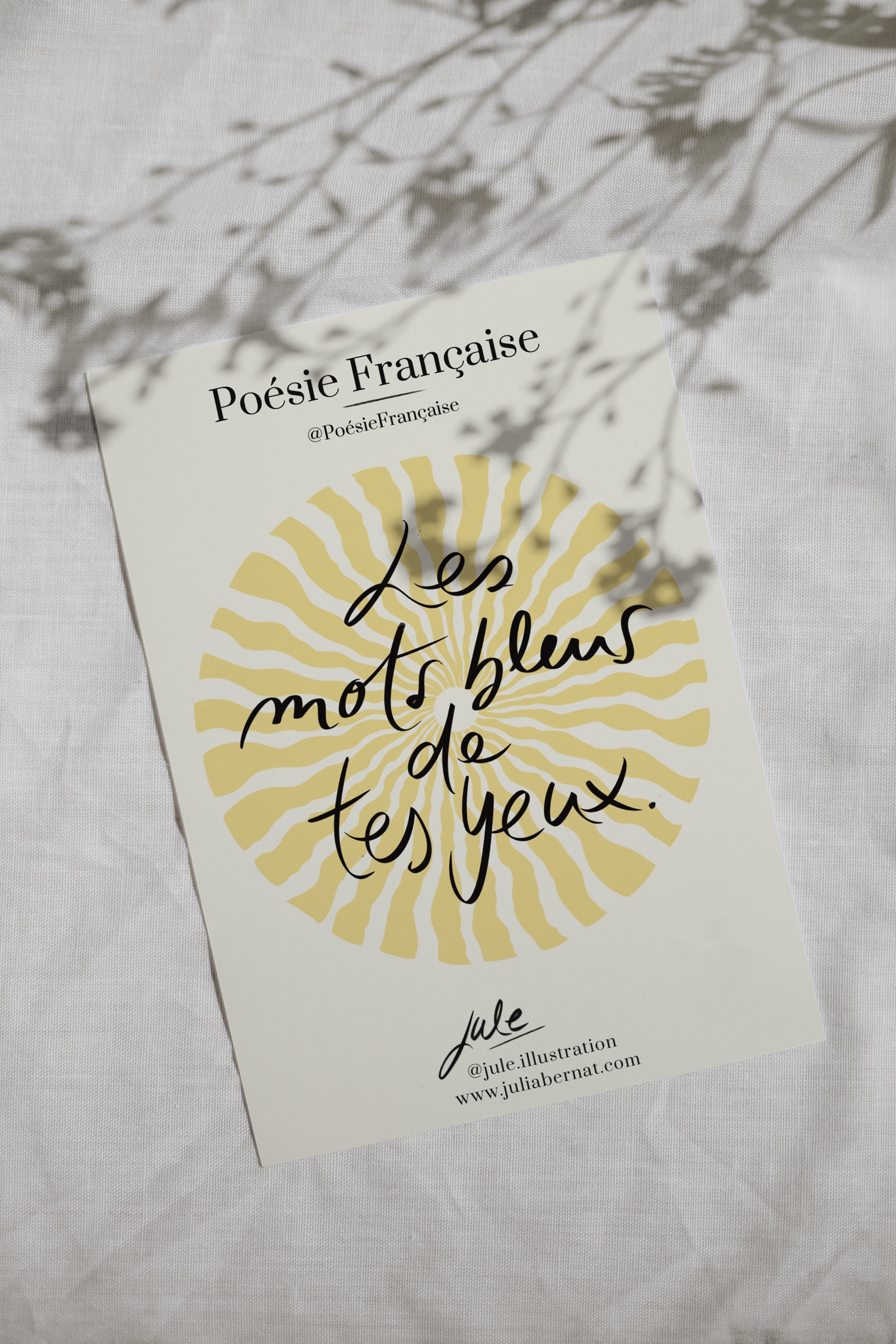 Le parole blu dei tuoi occhi