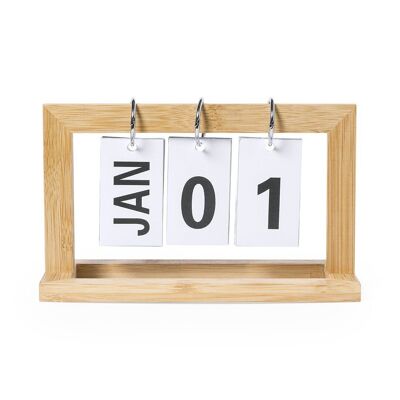 Calendario Perpetuo de Bambú Ecológico