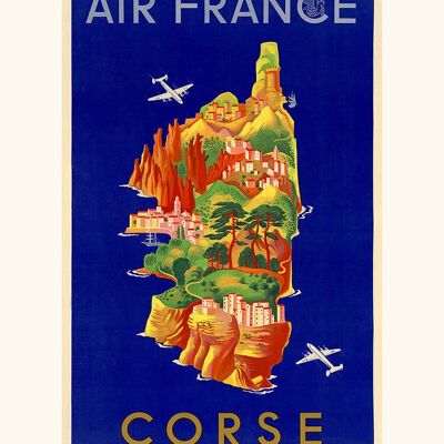 Air France / Corsica poster A035