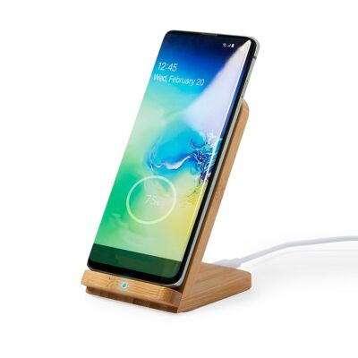 Bamboo Wireless Charger Stand