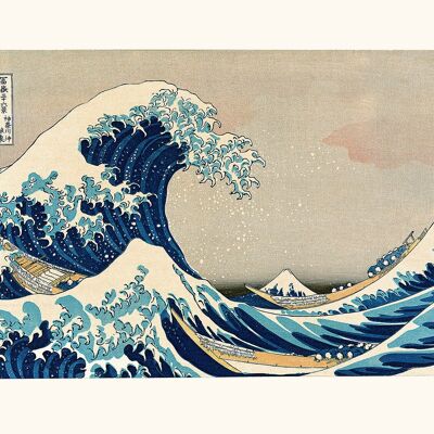 Locandina di Hokusai La grande onda al largo di Kanagawa