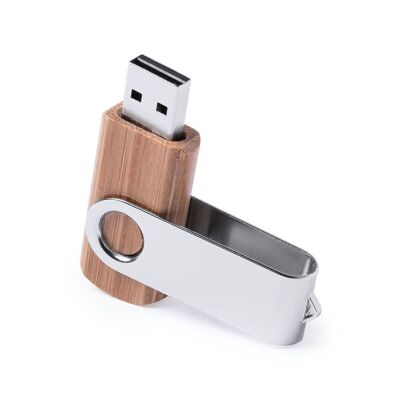 Eco-responsible 16GB bamboo USB key