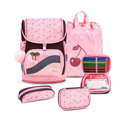 Smarty Plus Cherry Blossom Schulranzen-Set 5tlg.