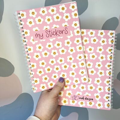 A5 'My Stickers' Daisies Sticker Book