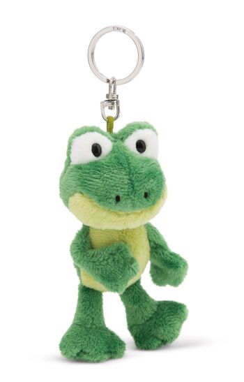 Porte-clés grenouille 10cm VERT 1